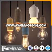 led pendant light with concrete pendant light Modern Home Decoration indoor usage