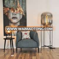 High quality modern tripod LED floor lamp for black / gold / white