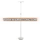 SKY LED Torchiere Floor Lamp - Dimmable Super Bright 30-Watt LED - Warm White Color - Omni-Directional Head - Sleek White Finish