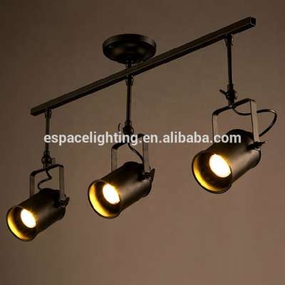 Industrial Black Retro Metal LED Spot Garage Ceiling Lights