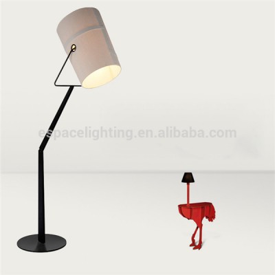 Replica Fabric shade designer arc floor lamp