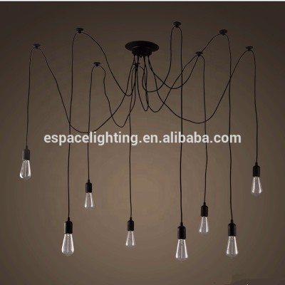 Simple life loft multi head fancy ceiling lights for restaurant