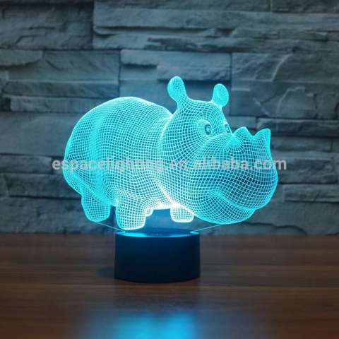 3d led night lamp D0001 color changing led lights