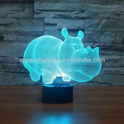 3d led night lamp D0001 color changing led lights