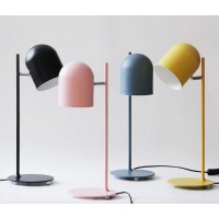 Metal Colorful shade Simply Modern Vintage Table Lamp For Hotel Living room